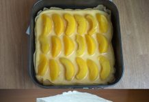 VOĆNI KOLAČ S BRESKVAMA: Kremast, ukusan i veoma jednostavan za pripremu