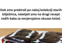 Dok smo prebirali po našoj kolekciji starih bilježnica, naletjeli smo na dragi recept naših baka za nevjerojatno ukusan kolač.