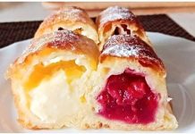 Predstavljamo ultimativni recept za krafne za kraljevsku obitelj – švapsku pitu ukrašenu grizom, vanilijom i slatkim višnjama.