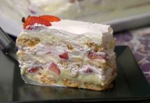 Brza torta sa jagodama i plazma keksima…bez potrebe kuhanja i pecenja…