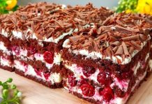 Ova torta, poznata kao brza torta od višanja i čokolade, ne samo da ima divan ukus, već se može pohvaliti i zadivljujućim izgledom kada je u potpunosti pripremljena