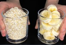 Pomiješajte banane sa zobi i kakaom u prahu! bićete iznenađeni! bez belog šećera! bez brašna! nema ulja! bez glutena