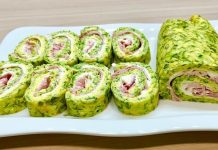 Rolada od tikvica koja osvaja srce, punjena ukusnom šunkom i sirom, ne prestaje osvajati! I hranjiv je i izvrstan.