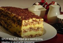 SPLIT KOLAČ: Ključ je u sastojcima, idealno iz domaćih priprema.