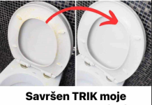 Savršen TRIK moje svekrve za uklanjanje ŽUTE mrlje sa WC daske: Kao nov je!