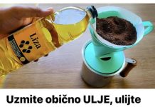 Uzmite obično ULJE, ulijte ga u kafu i dobro zapamtite ovaj TRIK: Ja to radim svake godine i savjetujem svima!