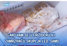 Ako vam se u frižideru ili zamrzivaču skuplja led, samo ubacite ovu namirnicu i riješiće vam problem