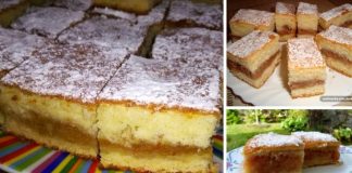 Kolač s jabukama. Ova torta je delikatna i glatka, zaista je divan užitak…