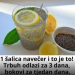 1 ŽLICA NAVEČER I TO JE TO!!! Trbuh odlazi za 3 dana, bokovi za tjedan dana…