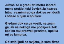 Spasio je ČOVEKA na ulici ali kada je SHVATIO ko je ON nije mogao da VERUJE da se ŽIVOT tako poigrao sa njim…