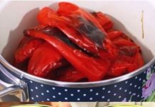 Pečena paprika sa belim lukom za zimnicu