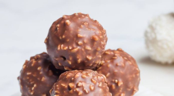 DOMAĆE FERRERO ROCHER KUGLICE-GOTOVE ZA SAMO 20 MINUTA !🌰🌰🌰