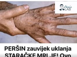 PERŠIN Zauvijek Uklanja STARAČKE MRLJE! Ovo Morate Napraviti…