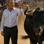 NUDIM OGROMNI IZNOS KO MOŽE UPITOMITI OVOG BIKA! “ – povikao je bogati zemljoposjednik, podižući kovertu punu novca iznad glave… Svi muškarci u masi su se odmah povukli, sve dok 15-godišnji dječak nije ušao u arenu – a onda se desilo nešto što niko nije očekivao 😳😳