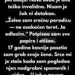 “Napustio je svoju ćerku, a 17 godina kasnije otkrio nevjerojatnu istinu koja mu je promenila život”