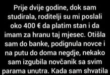Prije dvije godine, dok sam studirala