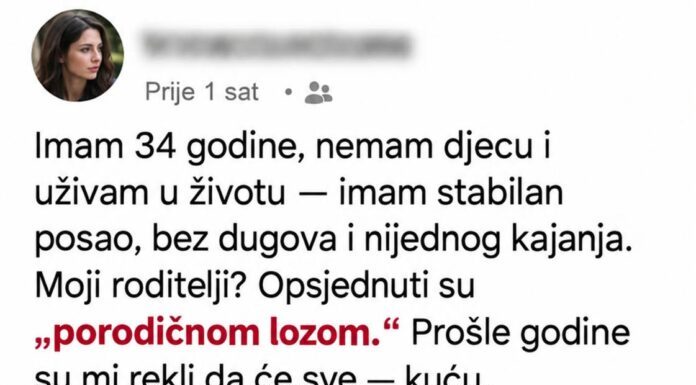 Roditelji su kuću ostavili rođaku jer nemam djecu: Nisu znali da ću uskoro postati majka